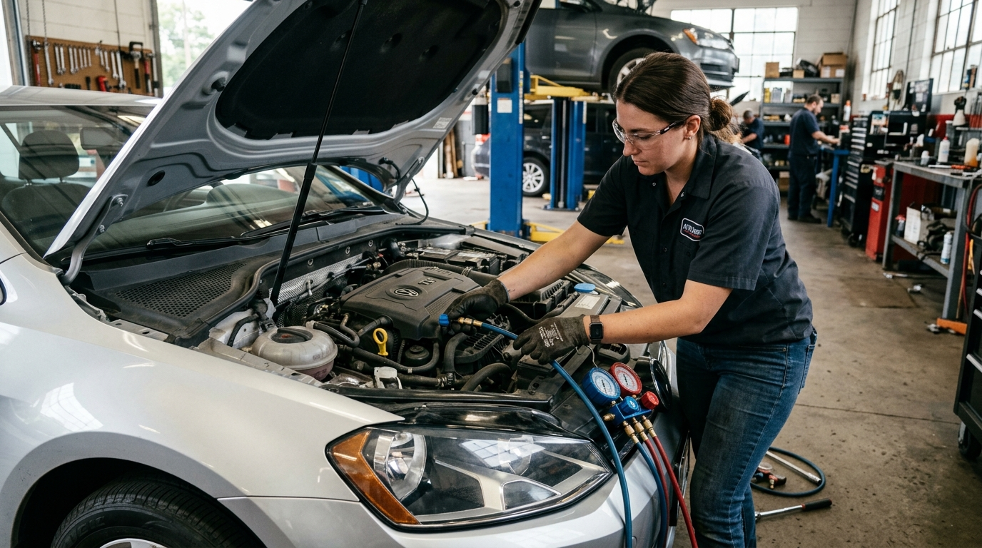 Servis a plnění klimatizace auta – Auto Servis Kulhánek Sviadnov u Frýdku-Místku